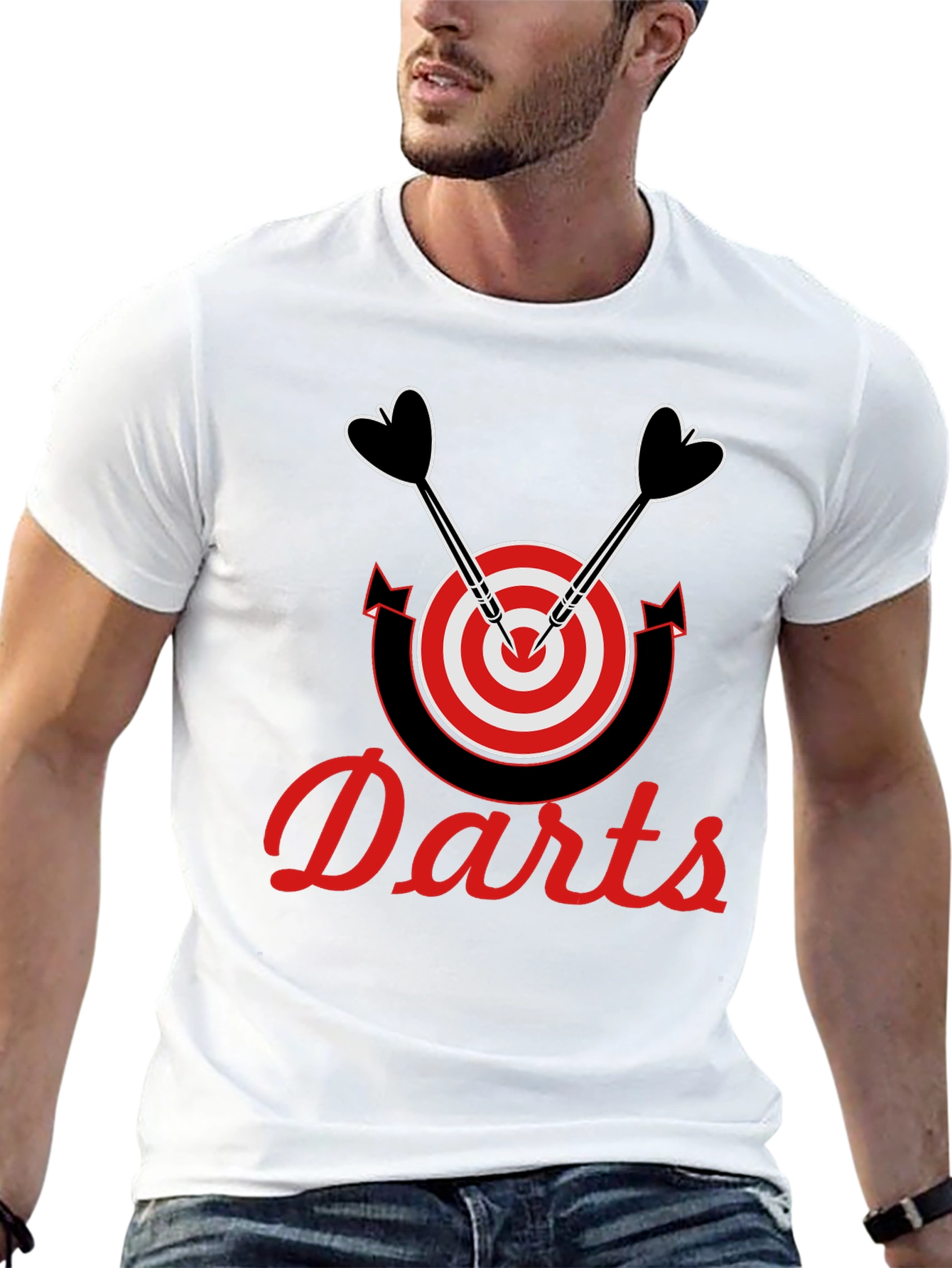 Darts T-Shirt: Target Graphic Tee for Dart Players