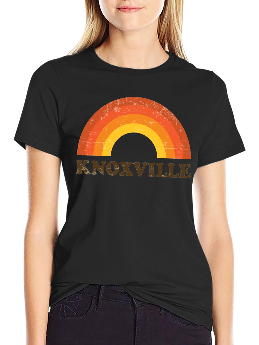 Knoxville Retro Rainbow T-Shirt