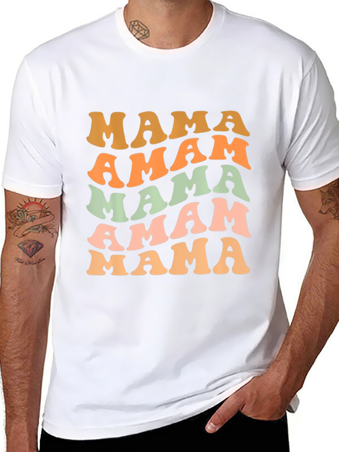 Retro Mama Tee - Trendy Mom Style