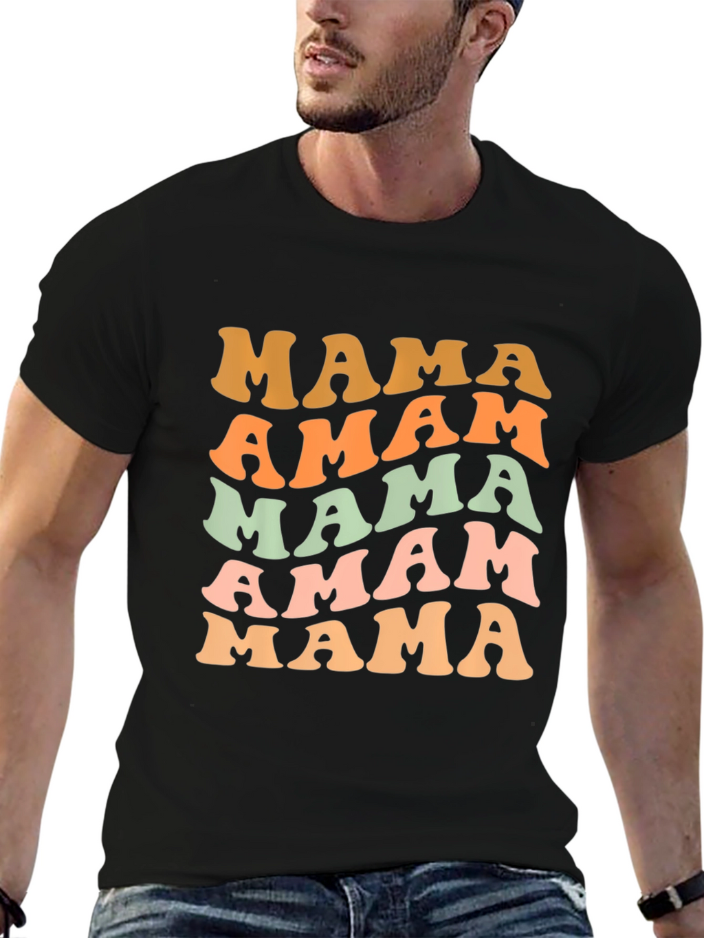 Retro Mama Tee - Trendy Mom Style