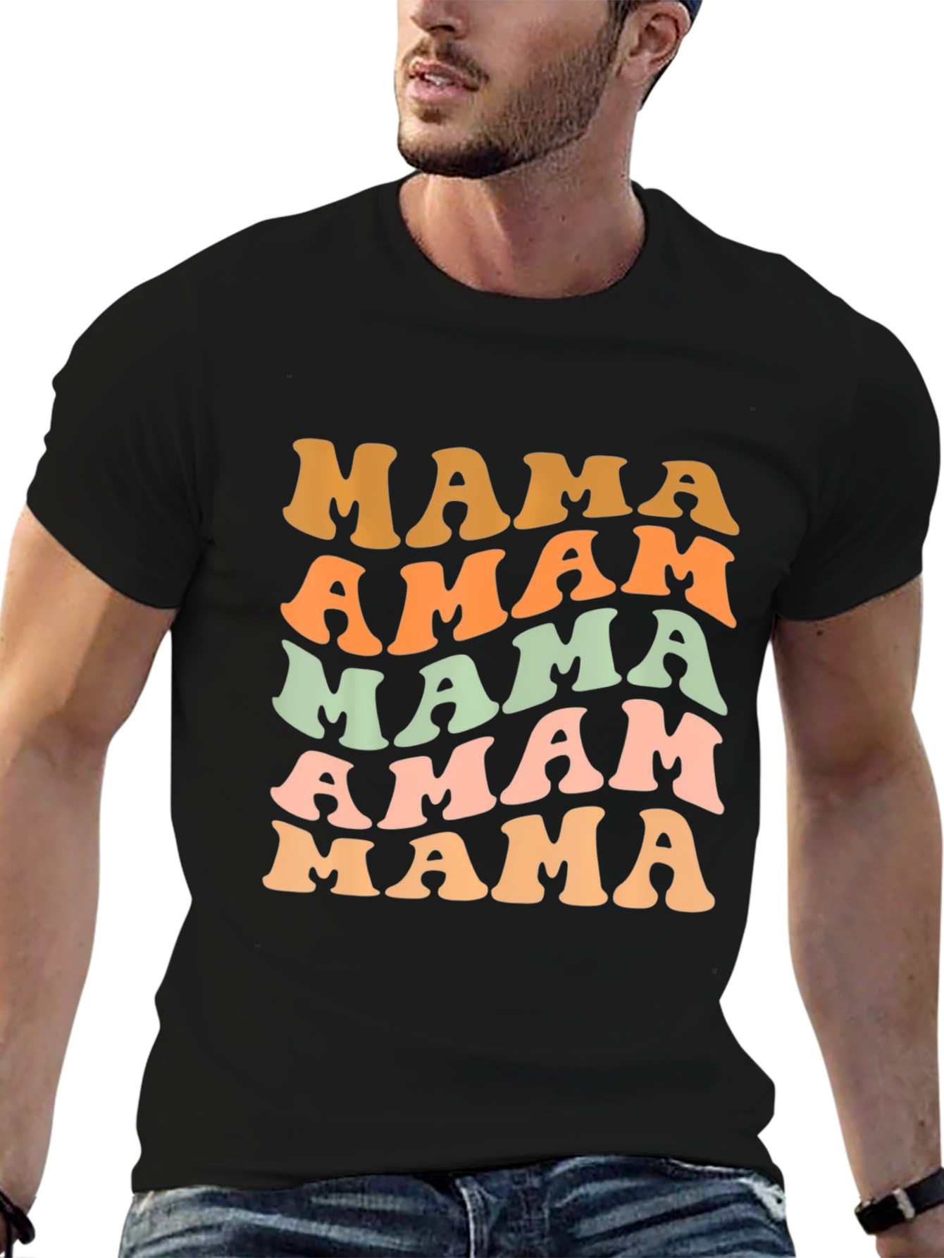 Retro Mama Tee - Trendy Mom Style