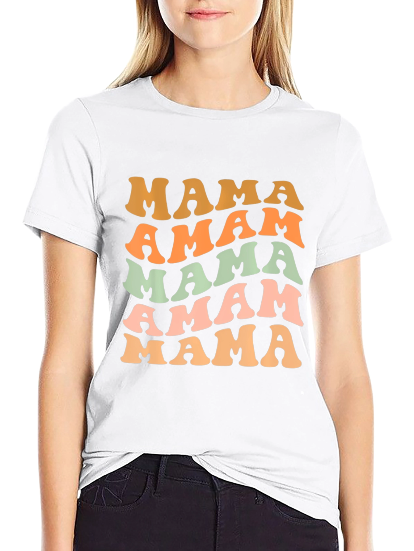 Retro Mama Tee - Trendy Mom Style