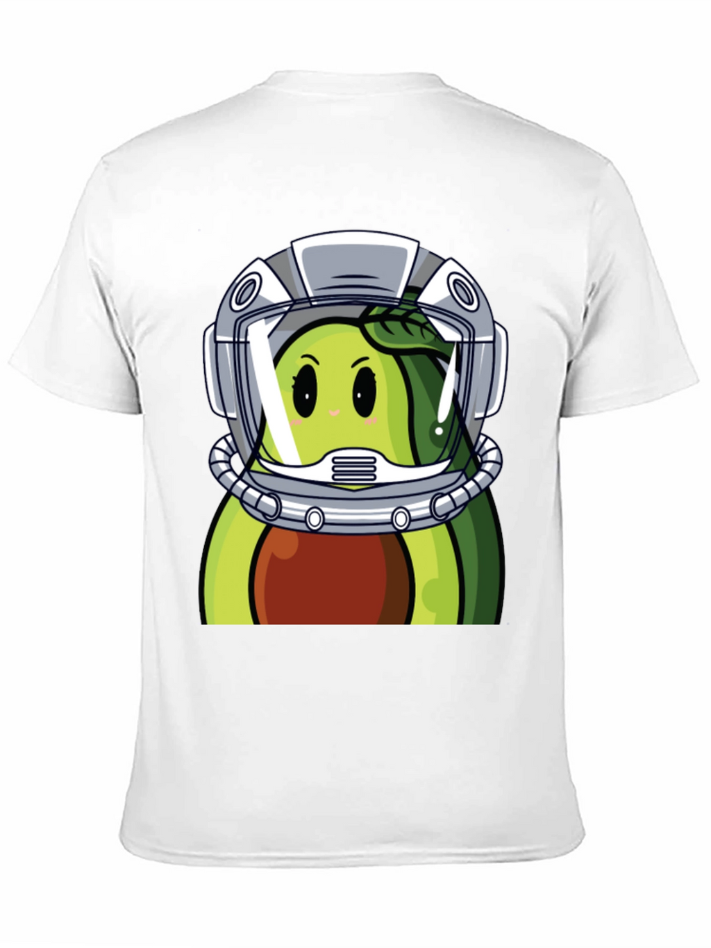 Avocado Astronaut Graphic Tee - Unique Black T-Shirt