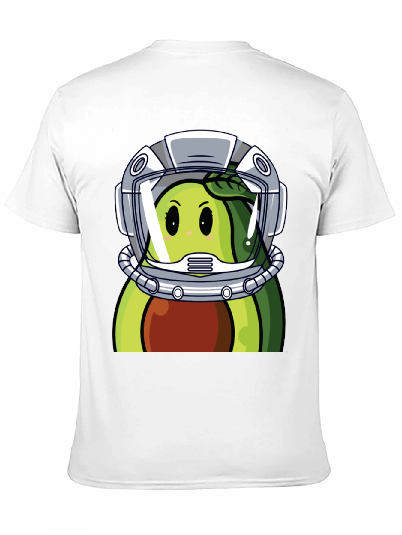 Avocado Astronaut Graphic Tee - Unique Black T-Shirt