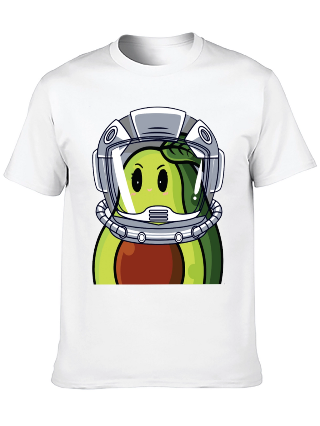 Avocado Astronaut Graphic Tee - Unique Black T-Shirt