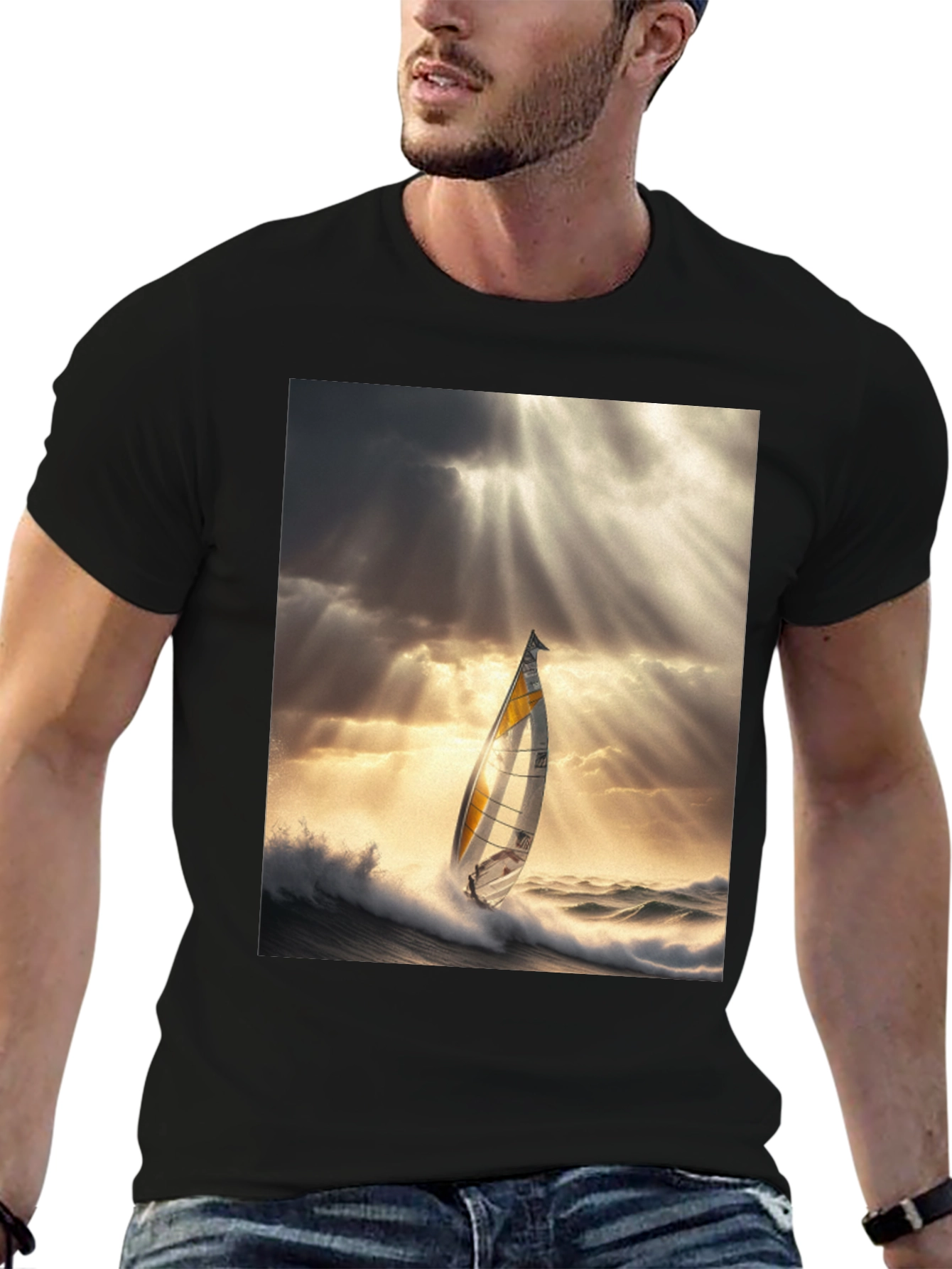 Sailboat Graphic T-Shirt