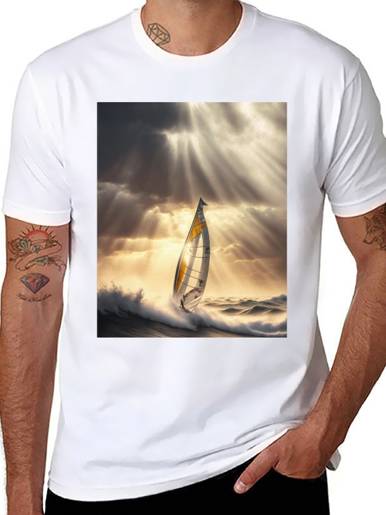 Sailboat Graphic T-Shirt
