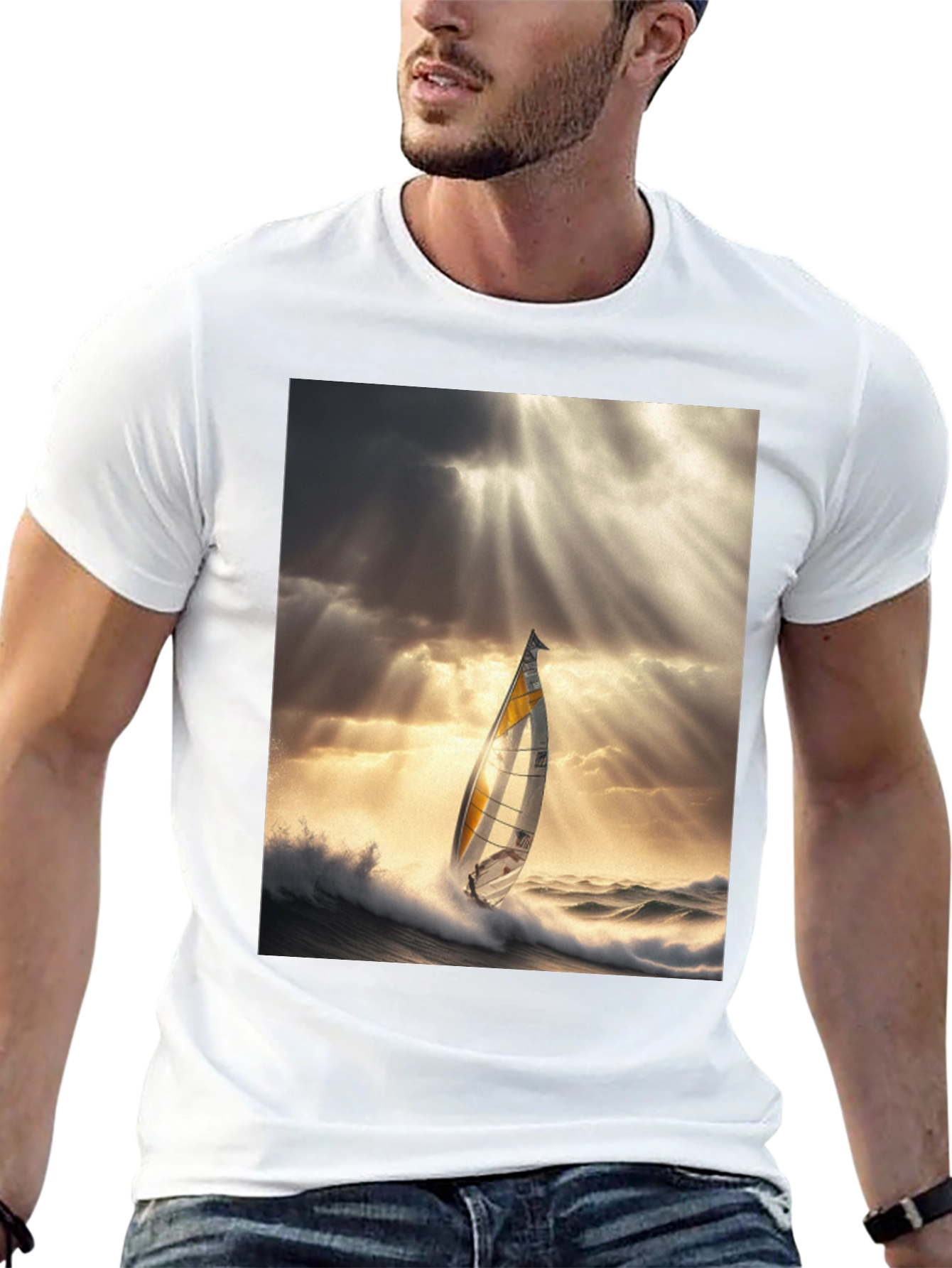 Sailboat Graphic T-Shirt