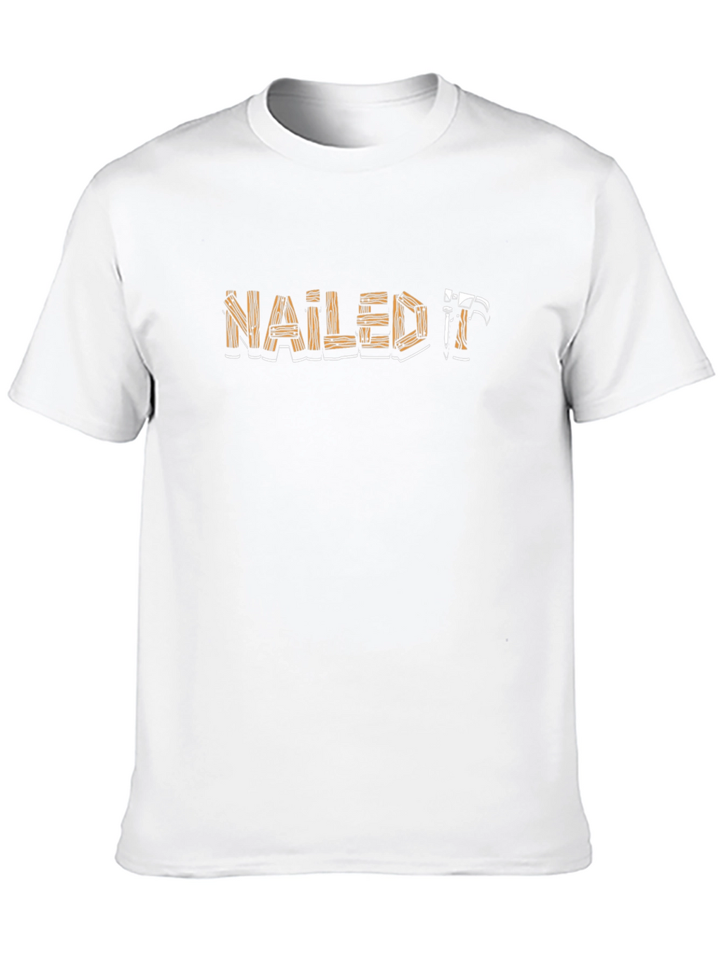 Nailed It Graphic Tee - Black Cotton Casual