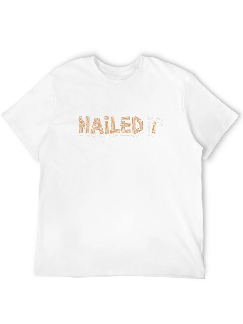 Nailed It Graphic Tee - Black Cotton Casual