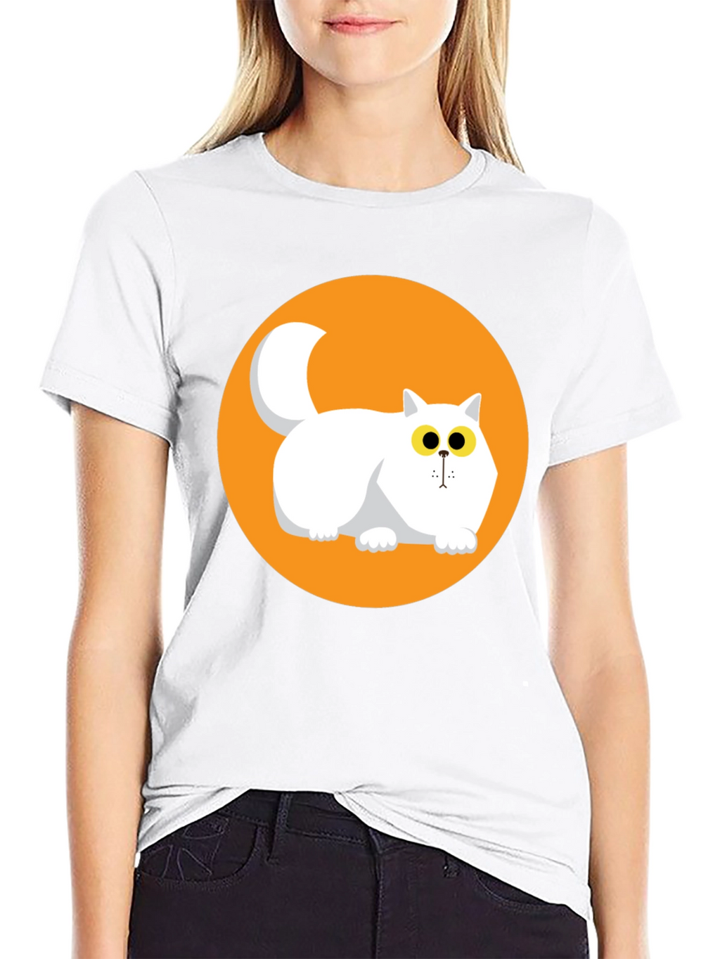 Cool Cat Graphic Tee - Black T-Shirt