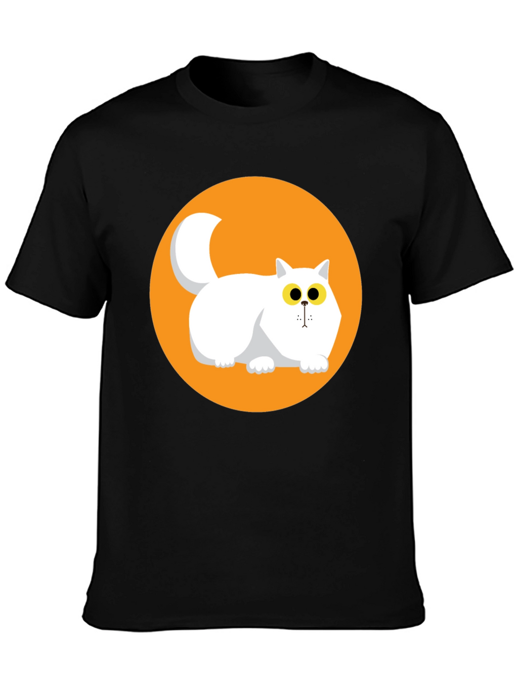 Cool Cat Graphic Tee - Black T-Shirt