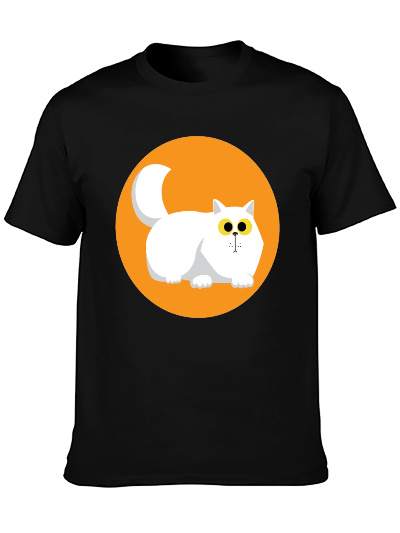 Cool Cat Graphic Tee - Black T-Shirt