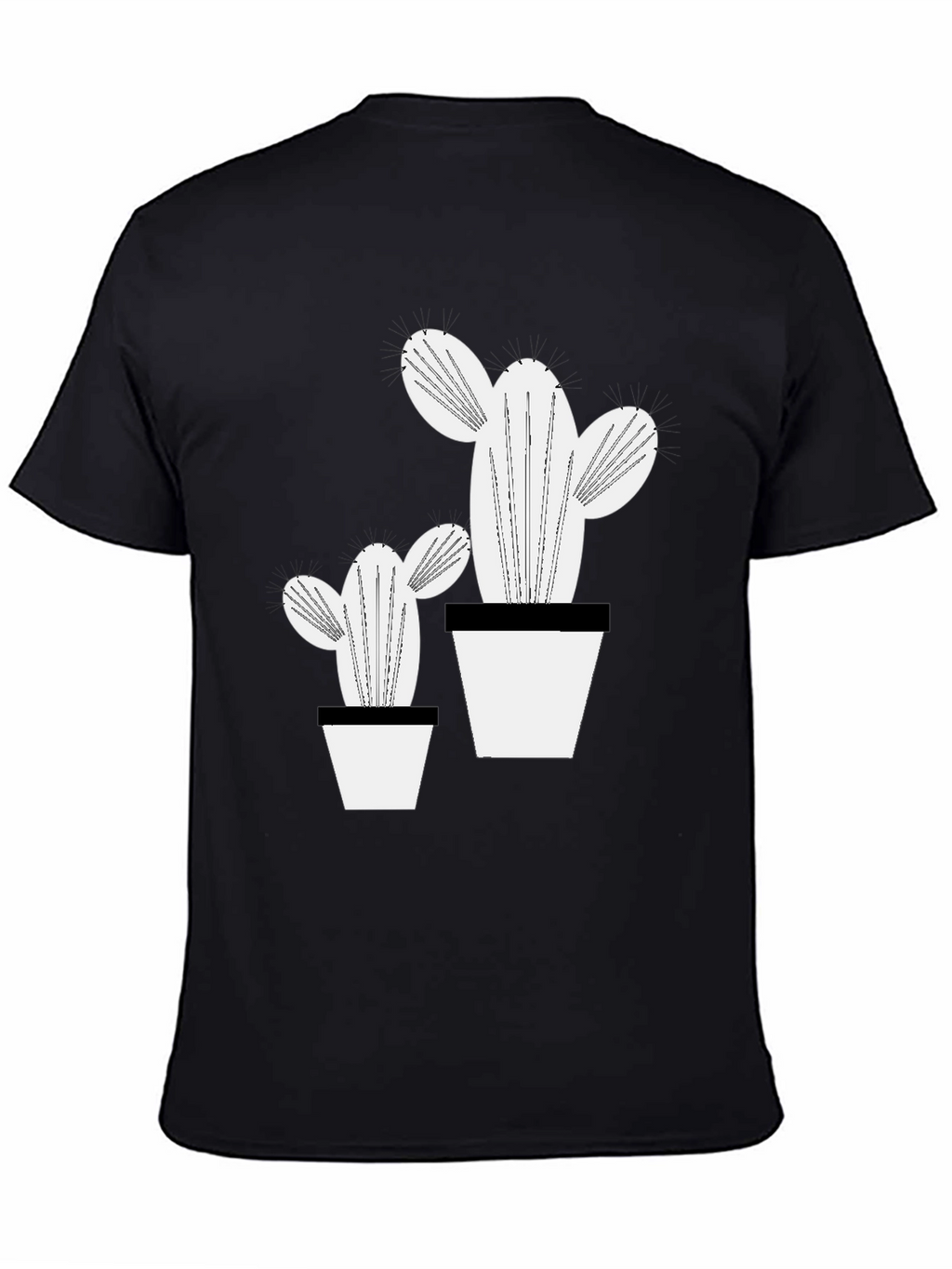 Trendy Cactus Graphic Tee - Stylish Plant Lover Shirt