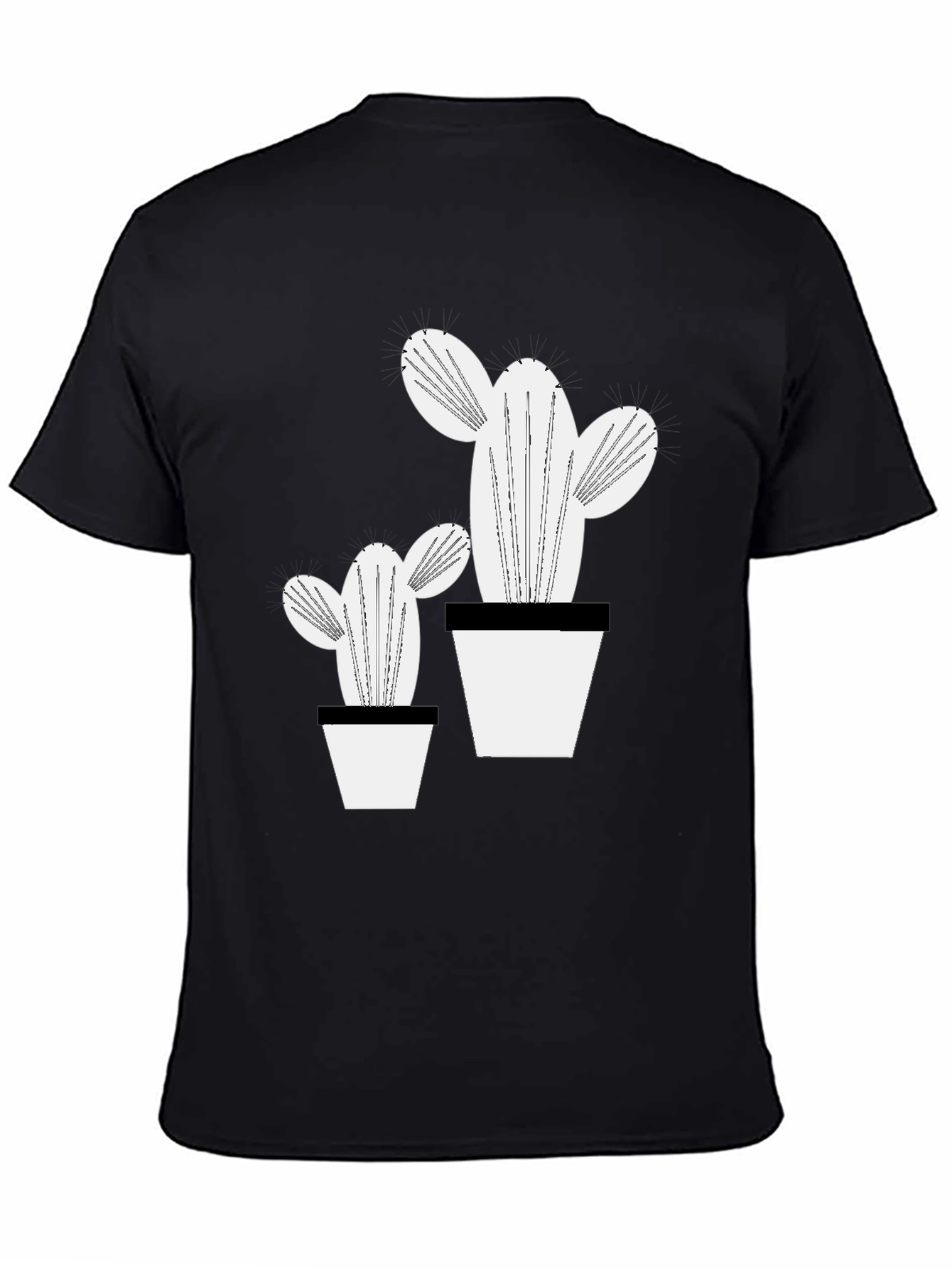Trendy Cactus Graphic Tee - Stylish Plant Lover Shirt