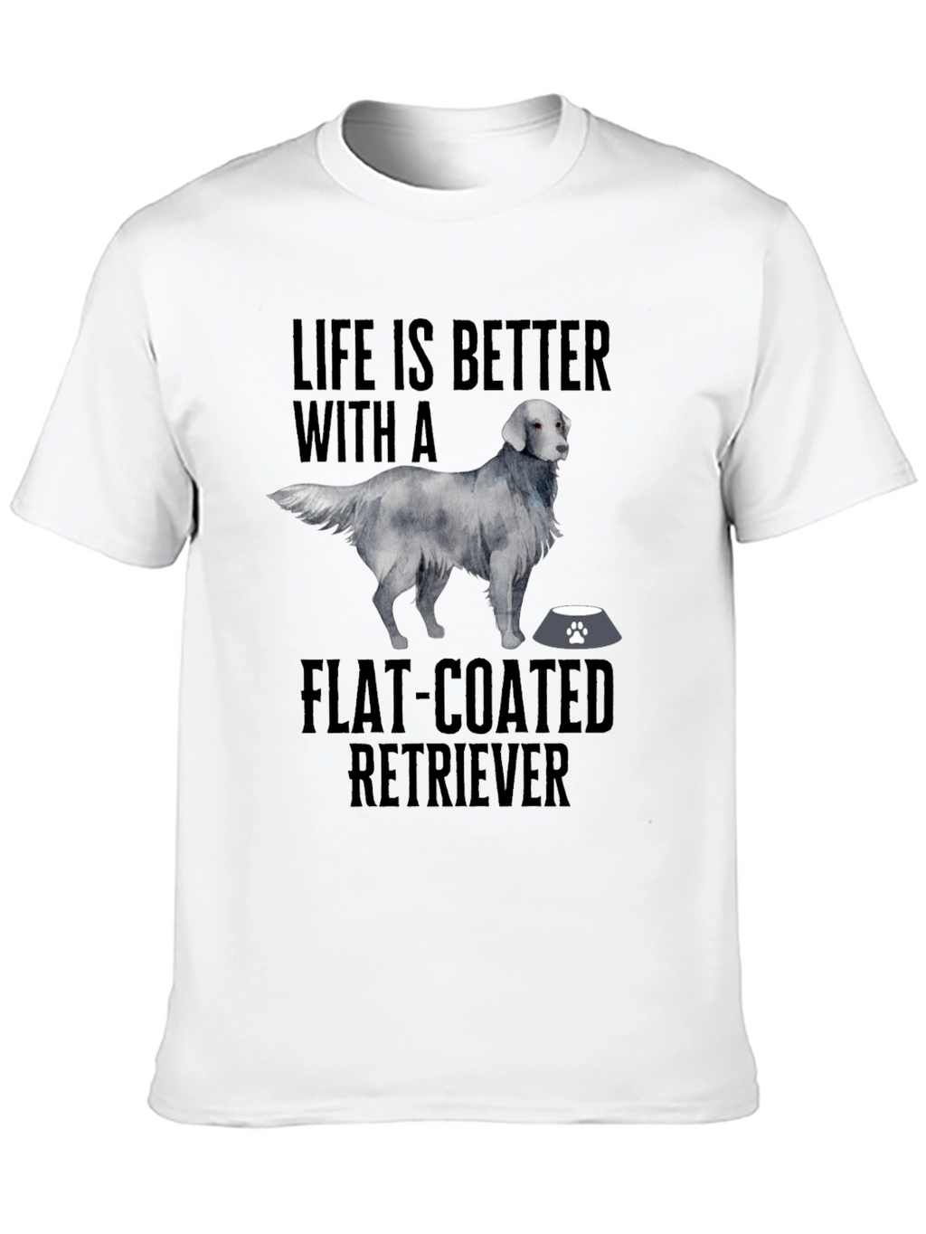 Flat-Coated Retriever Graphic T-Shirt