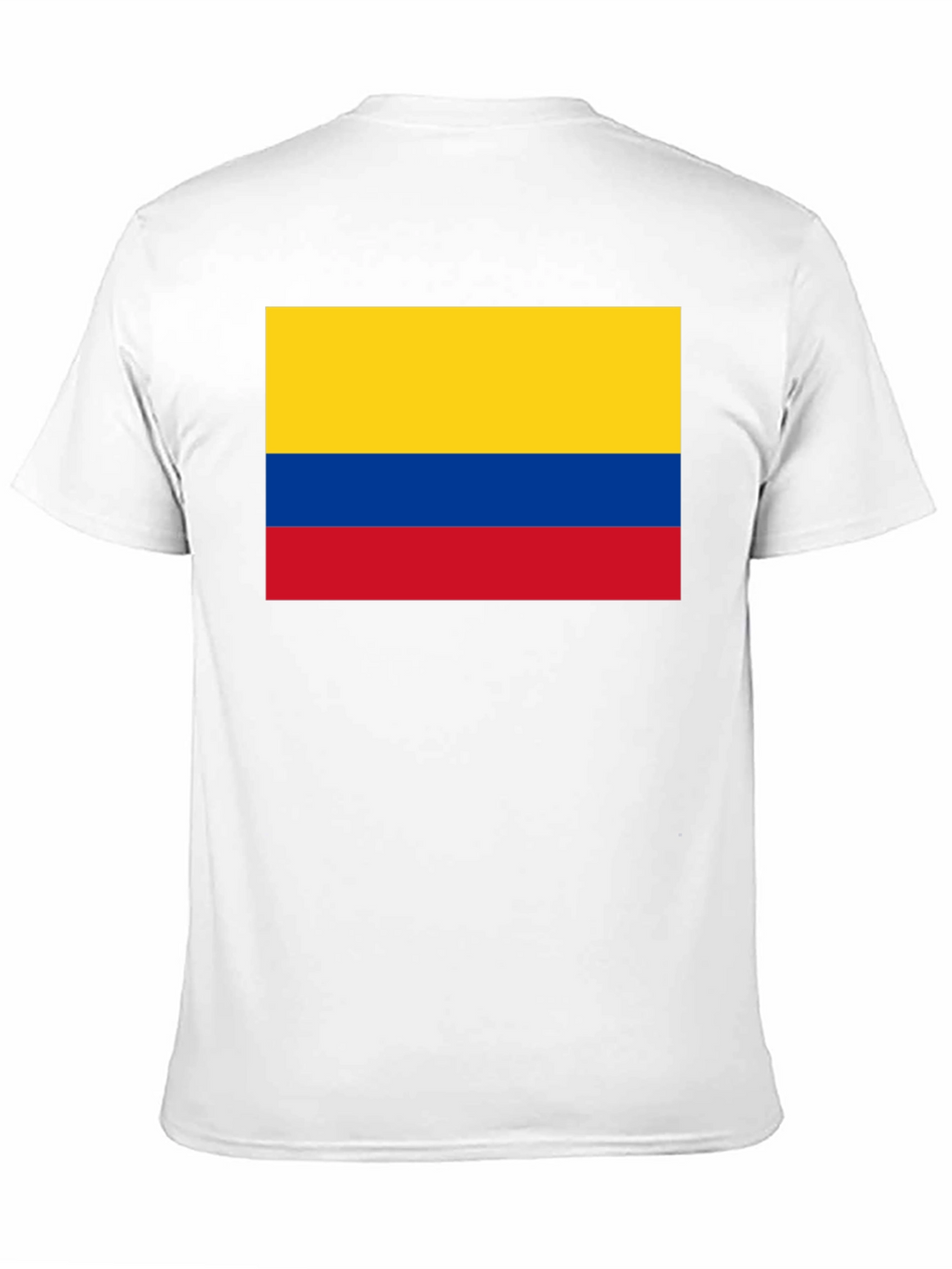 Colombian Flag Graphic Tee - Black Cotton T-Shirt
