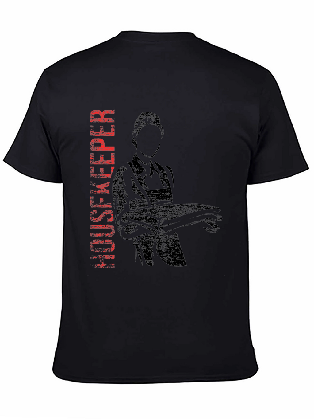 Housekeeper Graphic Black T-Shirt
