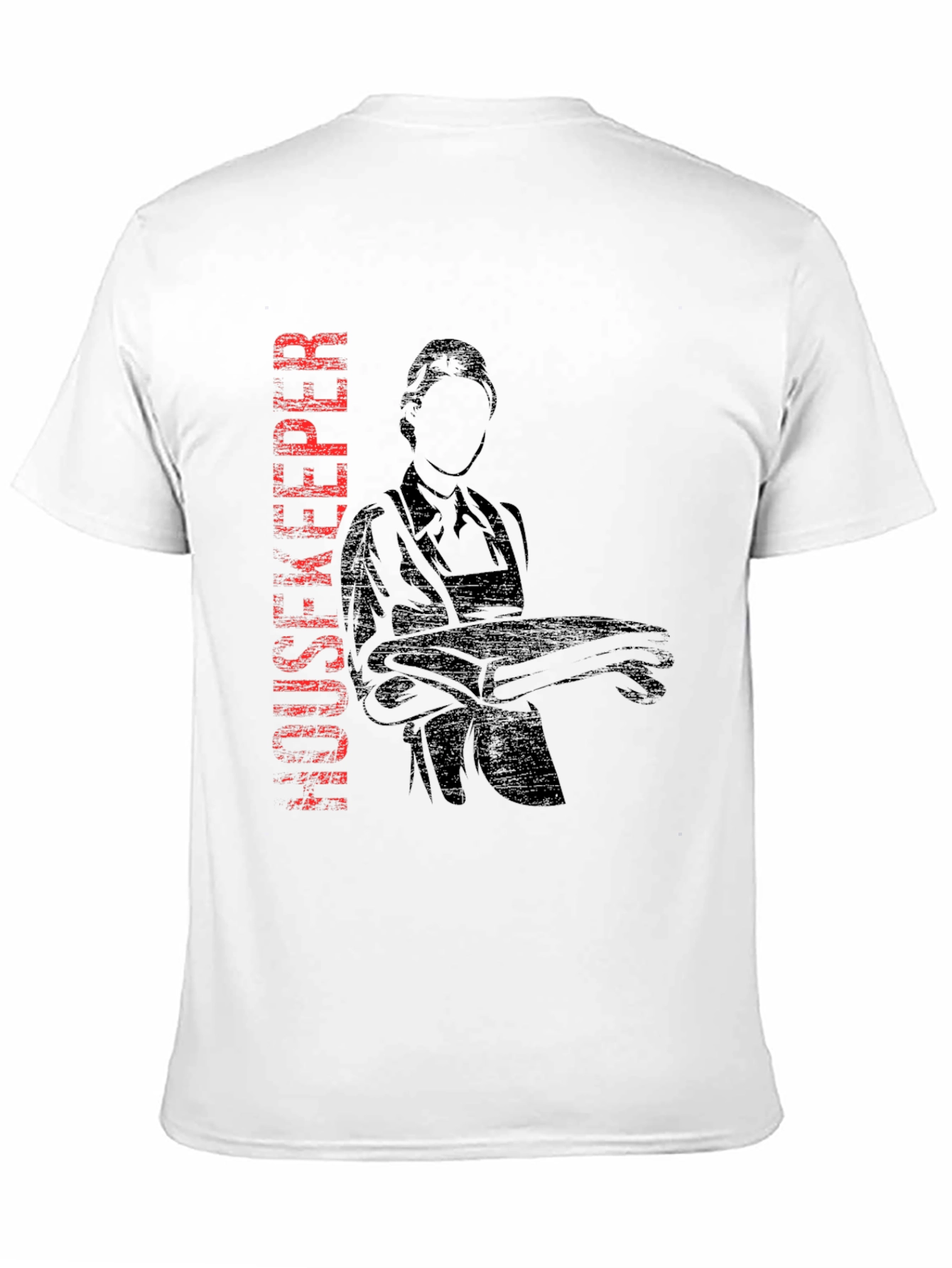 Housekeeper Graphic Black T-Shirt