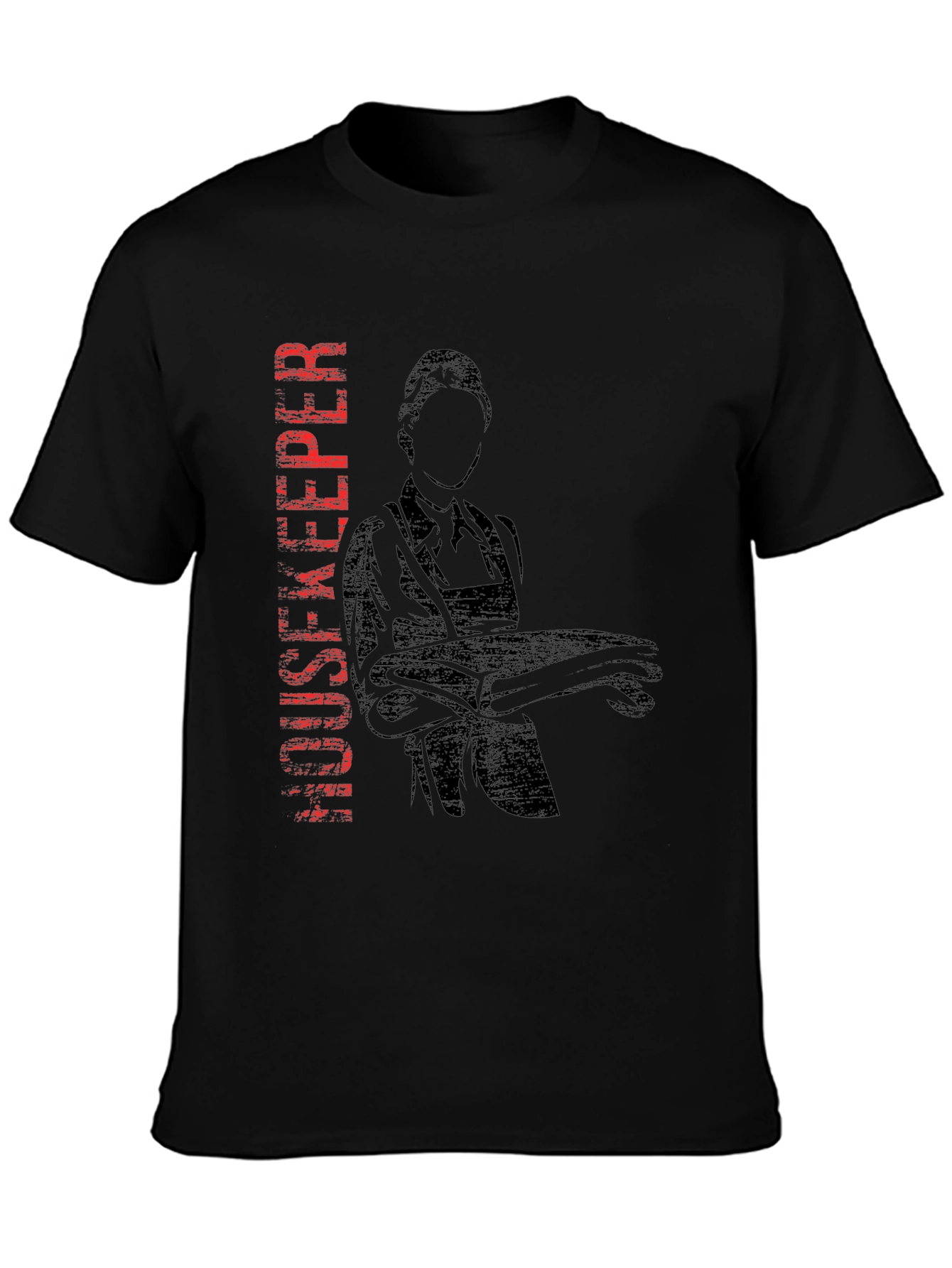 Housekeeper Graphic Black T-Shirt