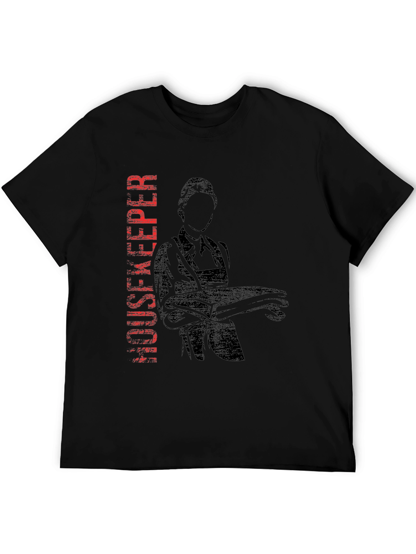 Housekeeper Graphic Black T-Shirt