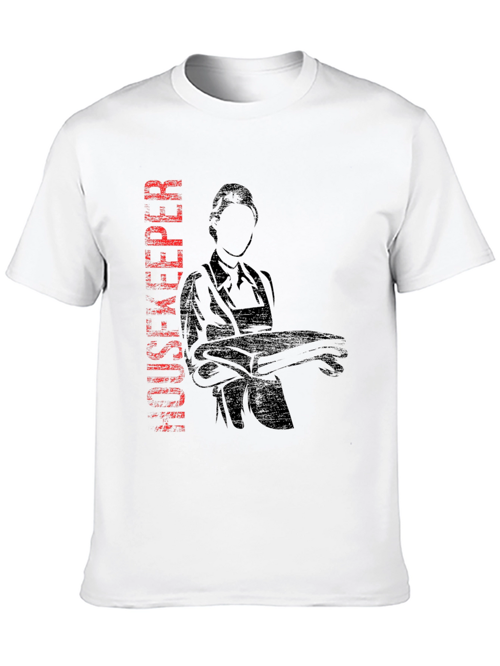 Housekeeper Graphic Black T-Shirt