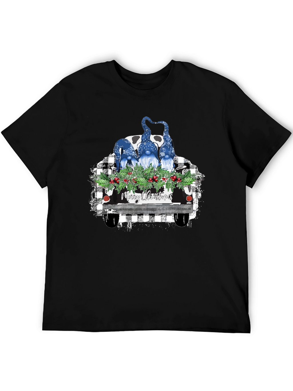 Merry Christmas Gnomes on Truck T-Shirt