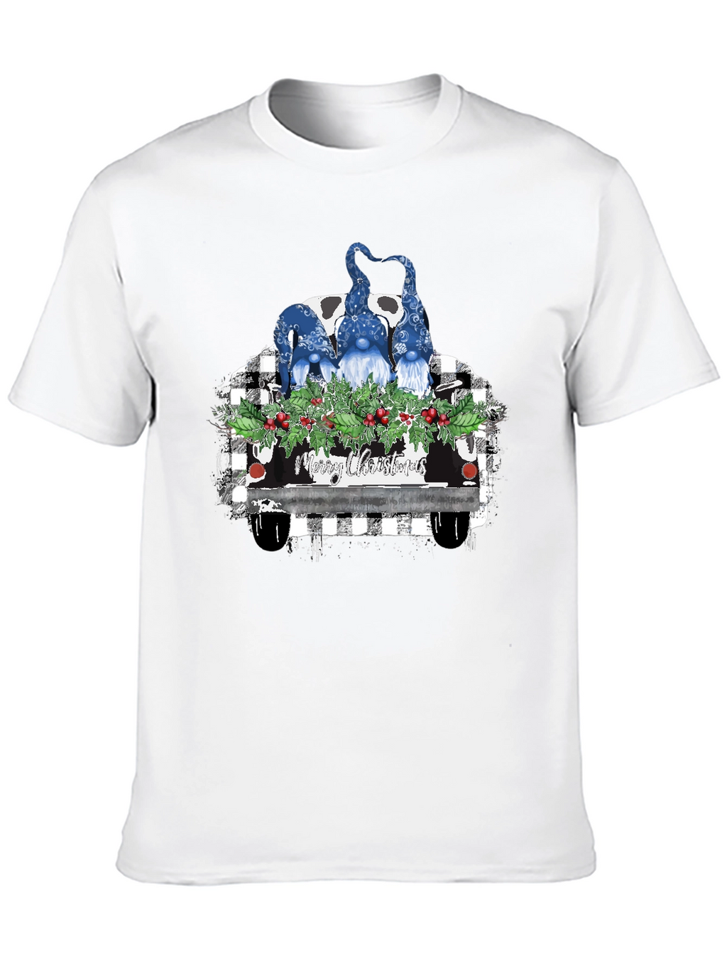 Merry Christmas Gnomes on Truck T-Shirt