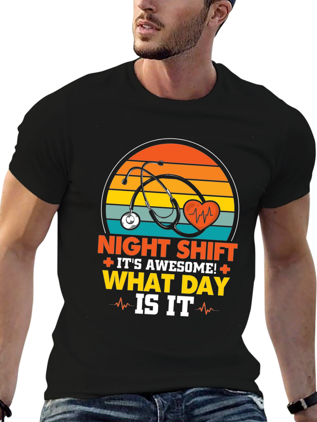 Night Shift Nurse T-Shirt - What Day Is It?