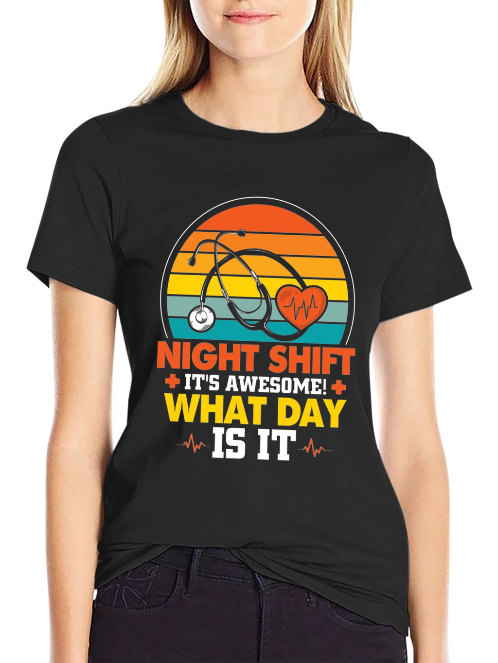Night Shift Nurse T-Shirt - What Day Is It?