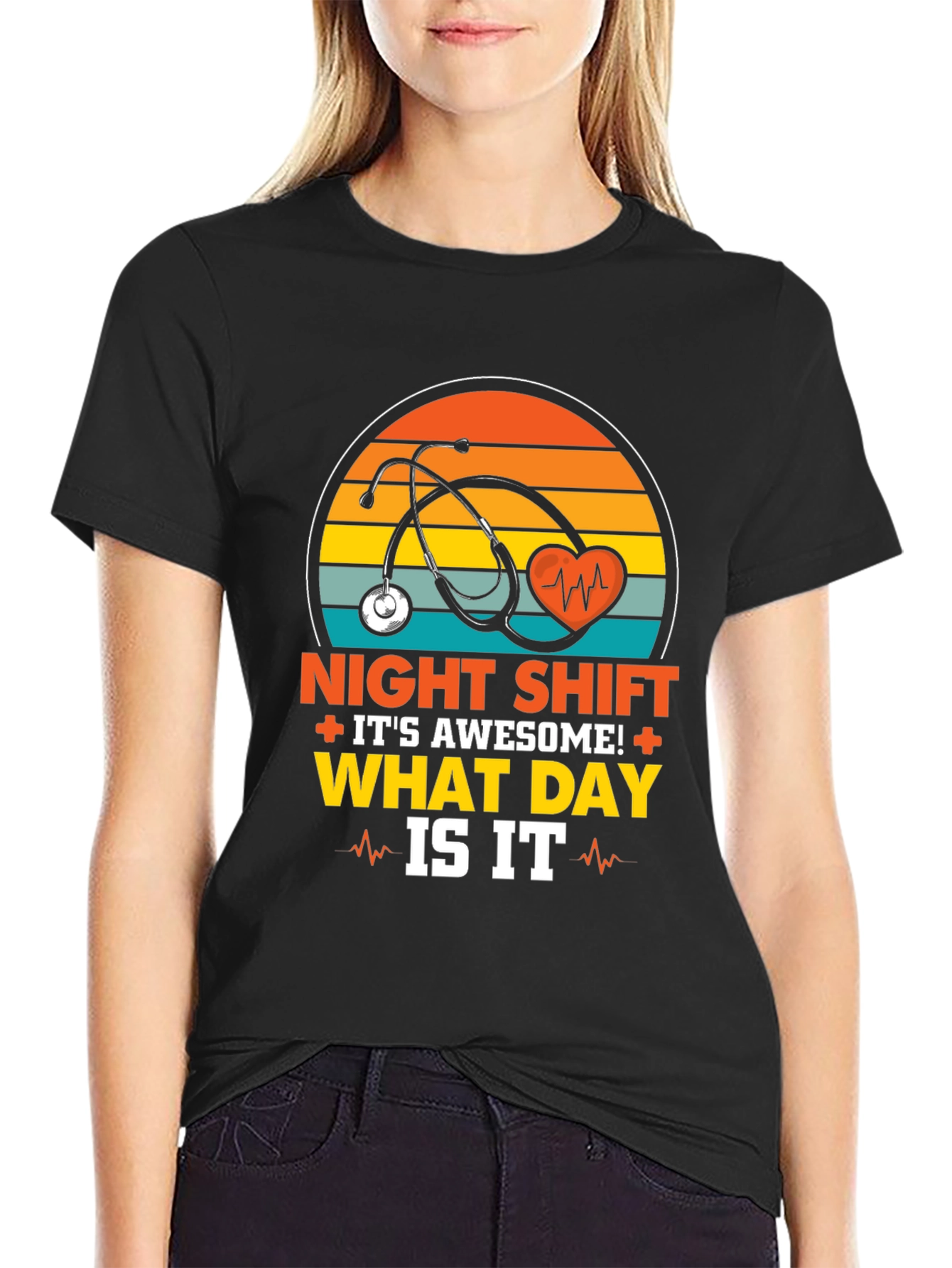 Night Shift Nurse T-Shirt - What Day Is It?
