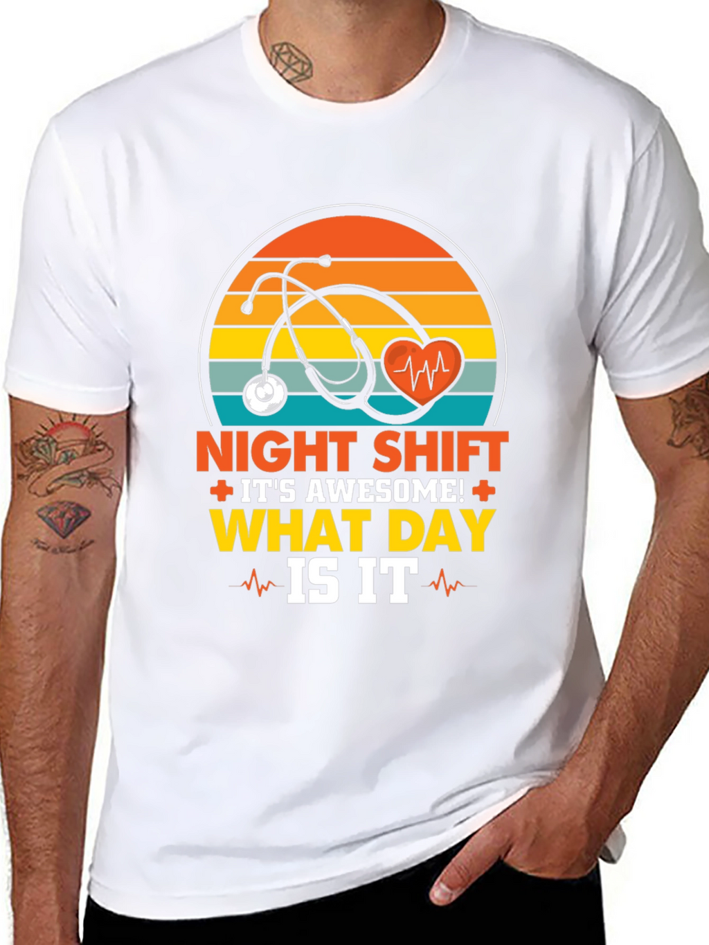 Night Shift Nurse T-Shirt - What Day Is It?