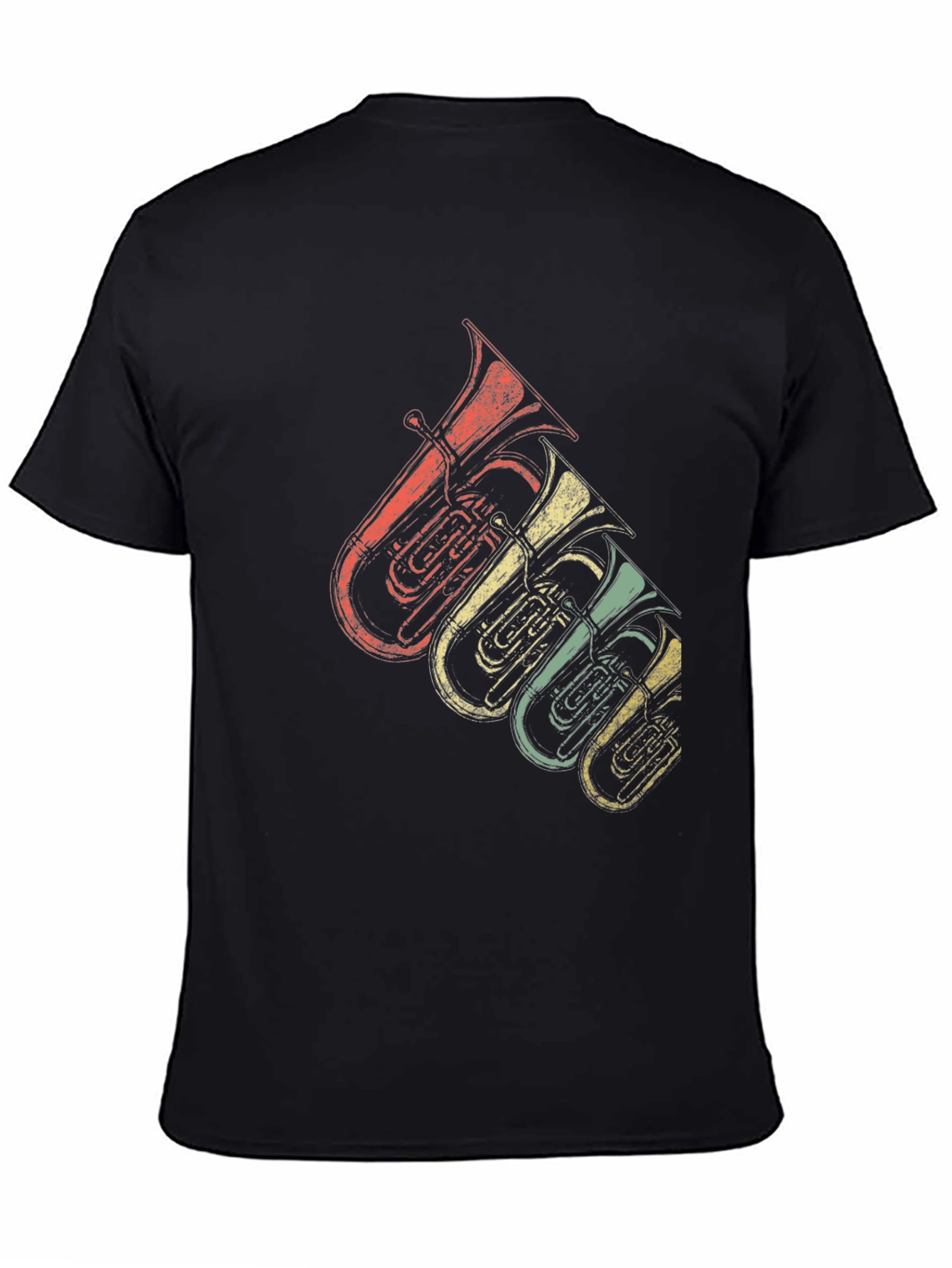 Retro Tuba Music Lover T-Shirt