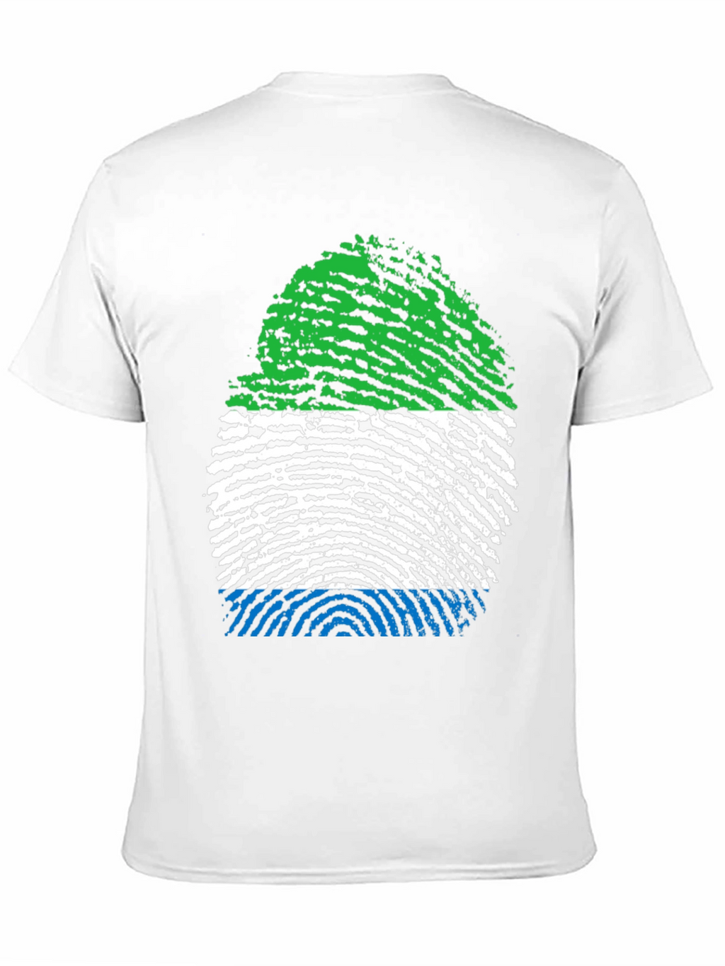 Sierra Leone Fingerprint Flag T-Shirt