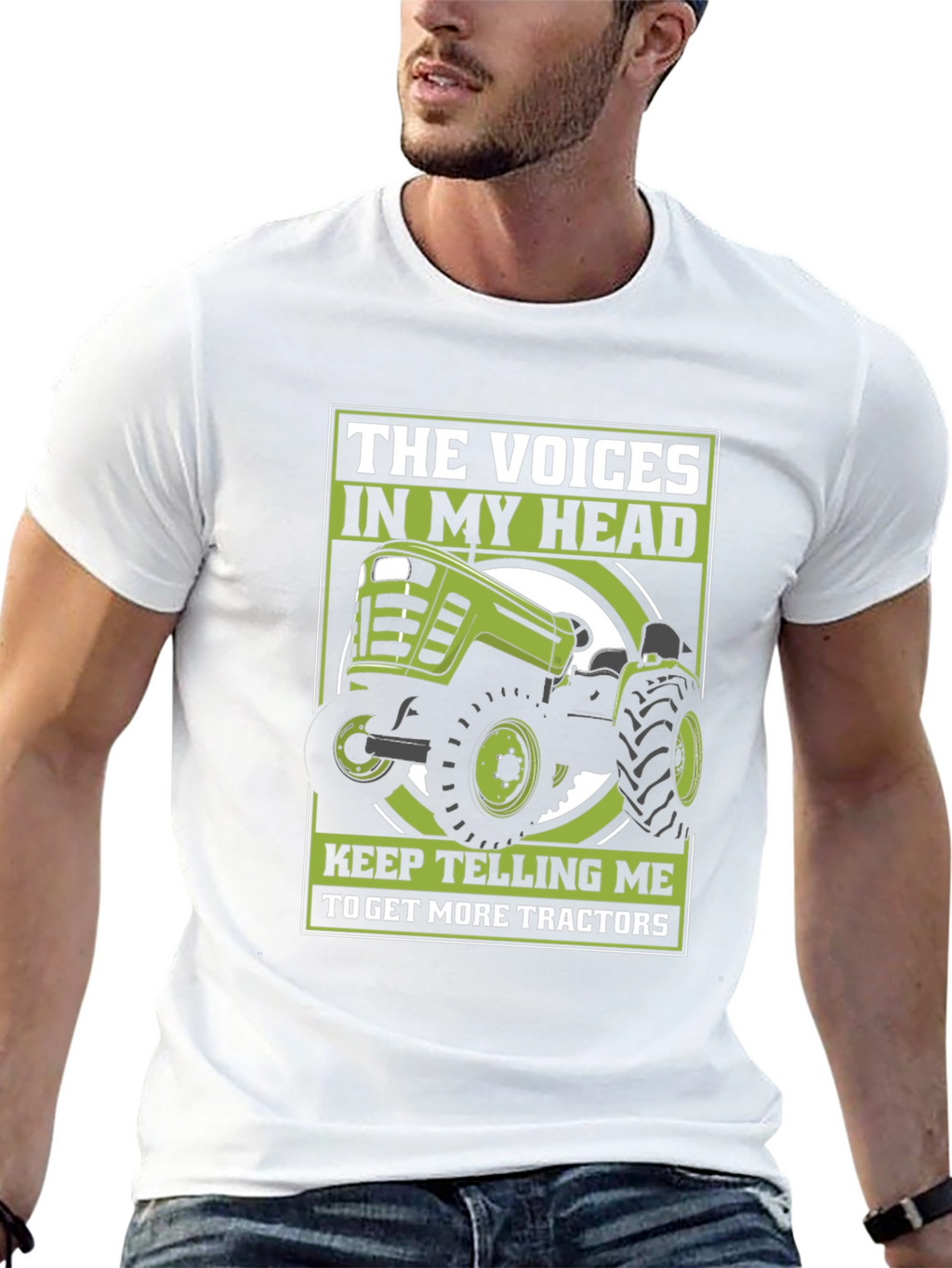 Voices In My Head Tractor T-Shirt