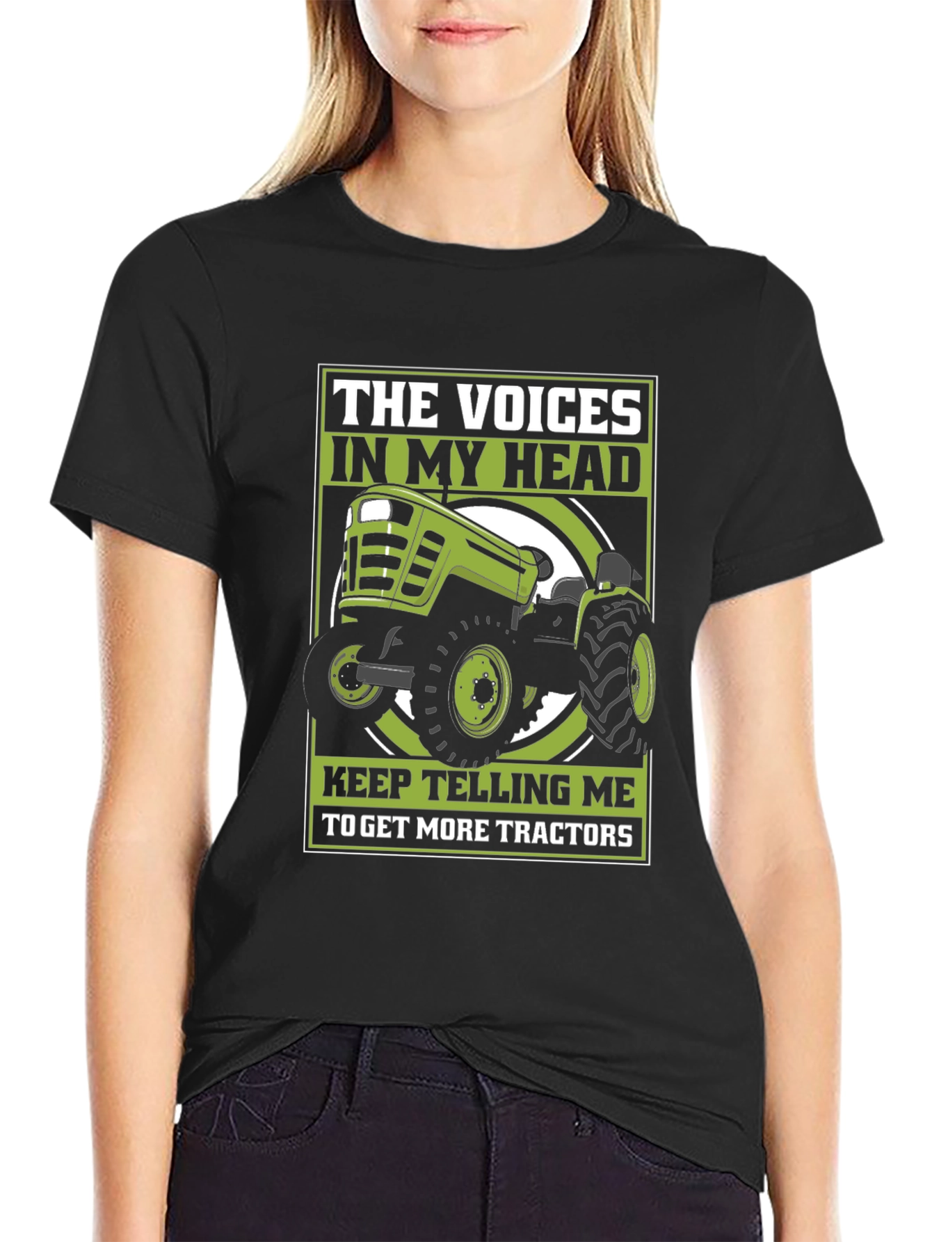 Voices In My Head Tractor T-Shirt