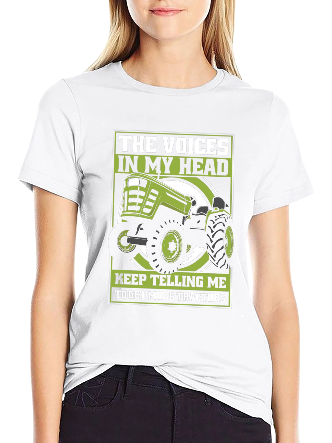 Voices In My Head Tractor T-Shirt