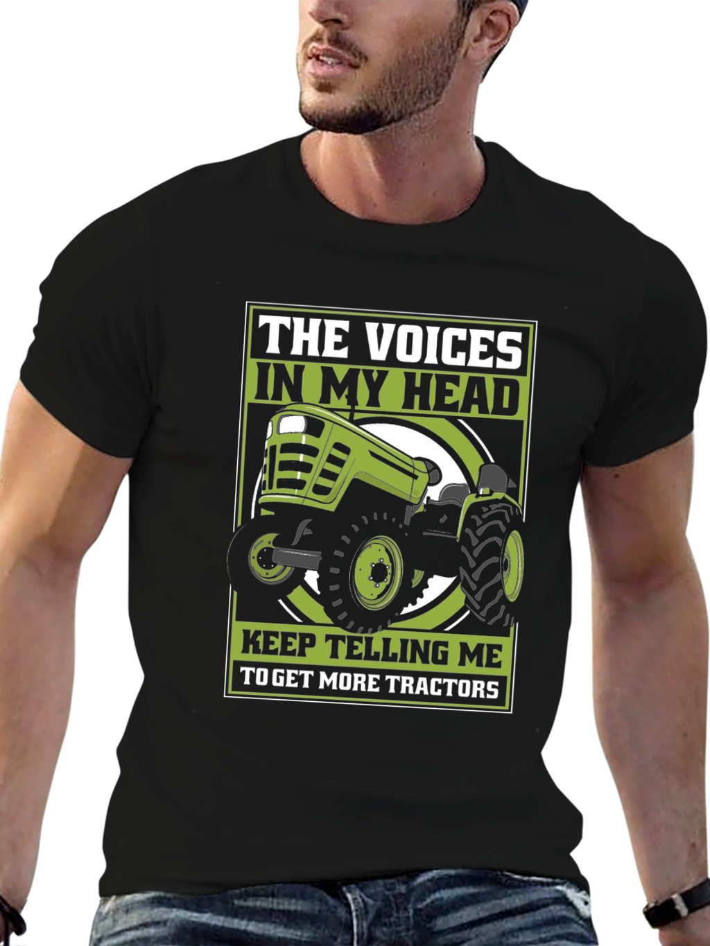 Voices In My Head Tractor T-Shirt