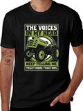 Voices In My Head Tractor T-Shirt