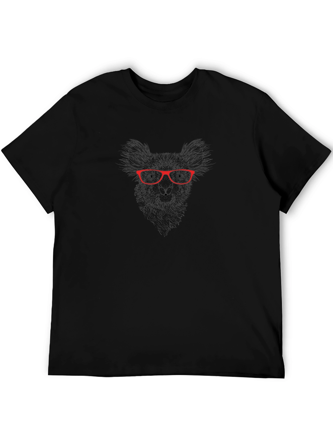 Cool Llama Graphic Tee - Black Cotton T-Shirt