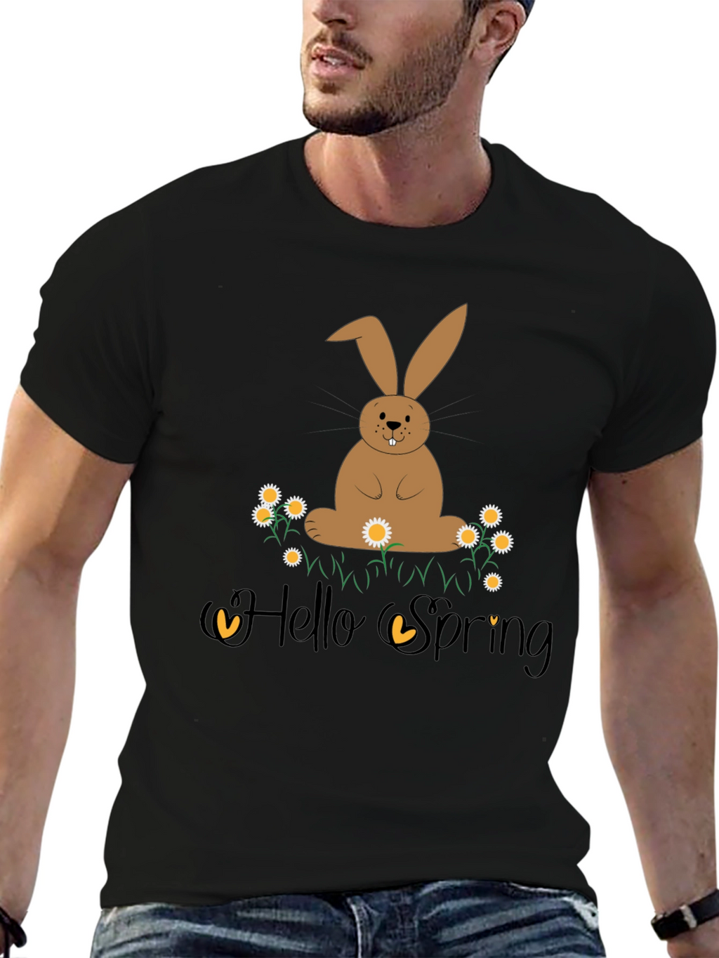 Hello Spring Bunny T-Shirt