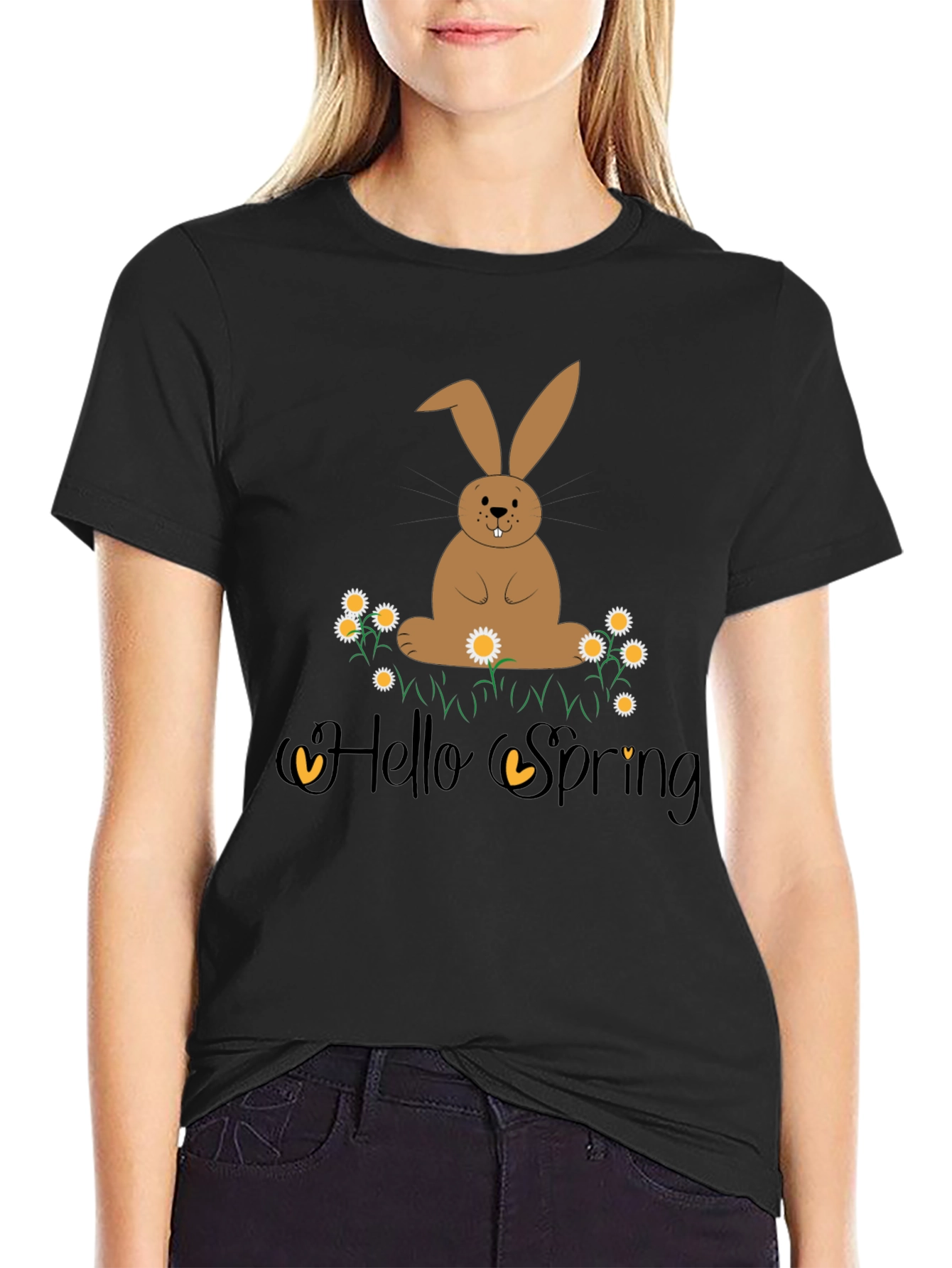 Hello Spring Bunny T-Shirt