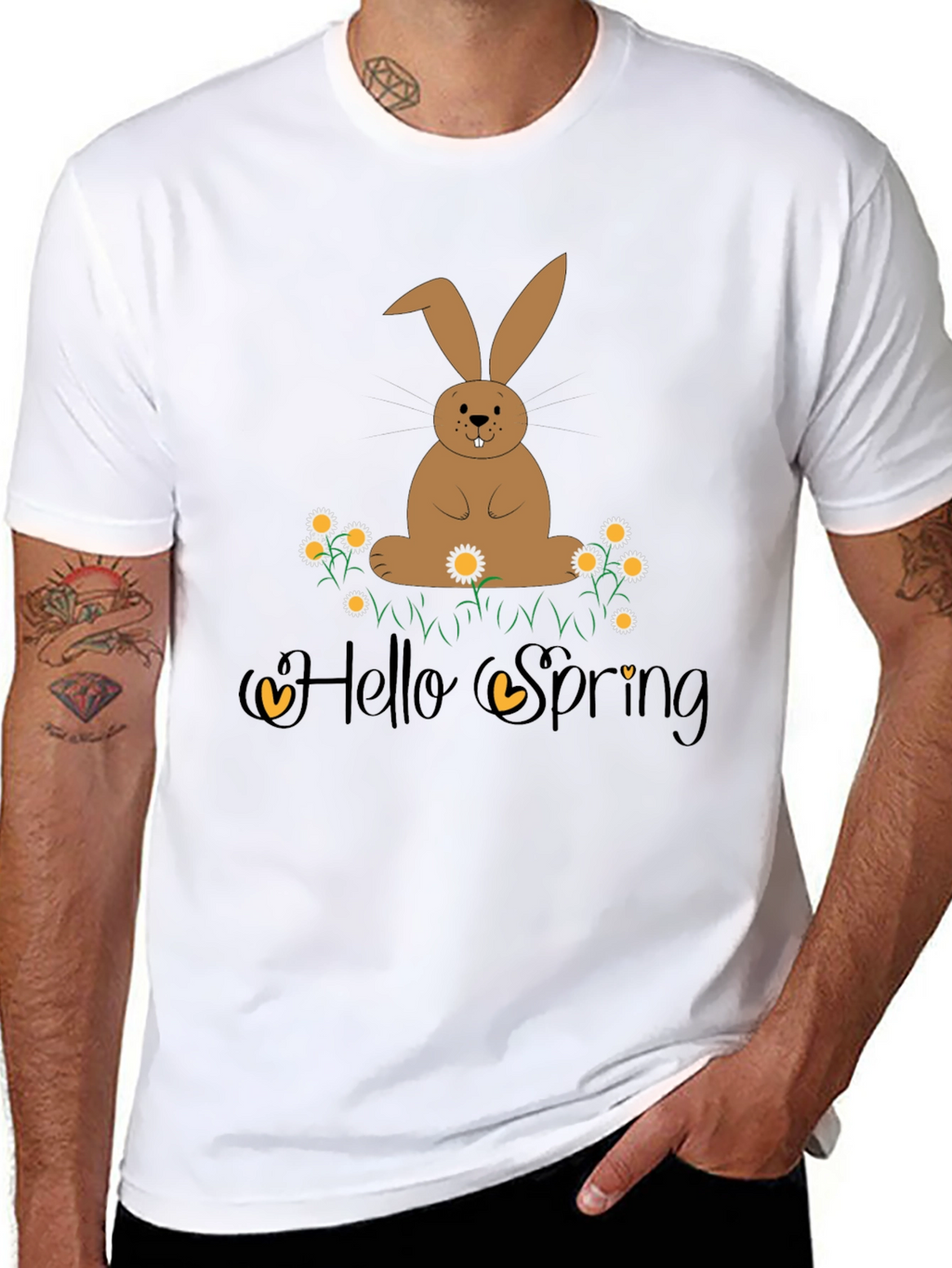 Hello Spring Bunny T-Shirt