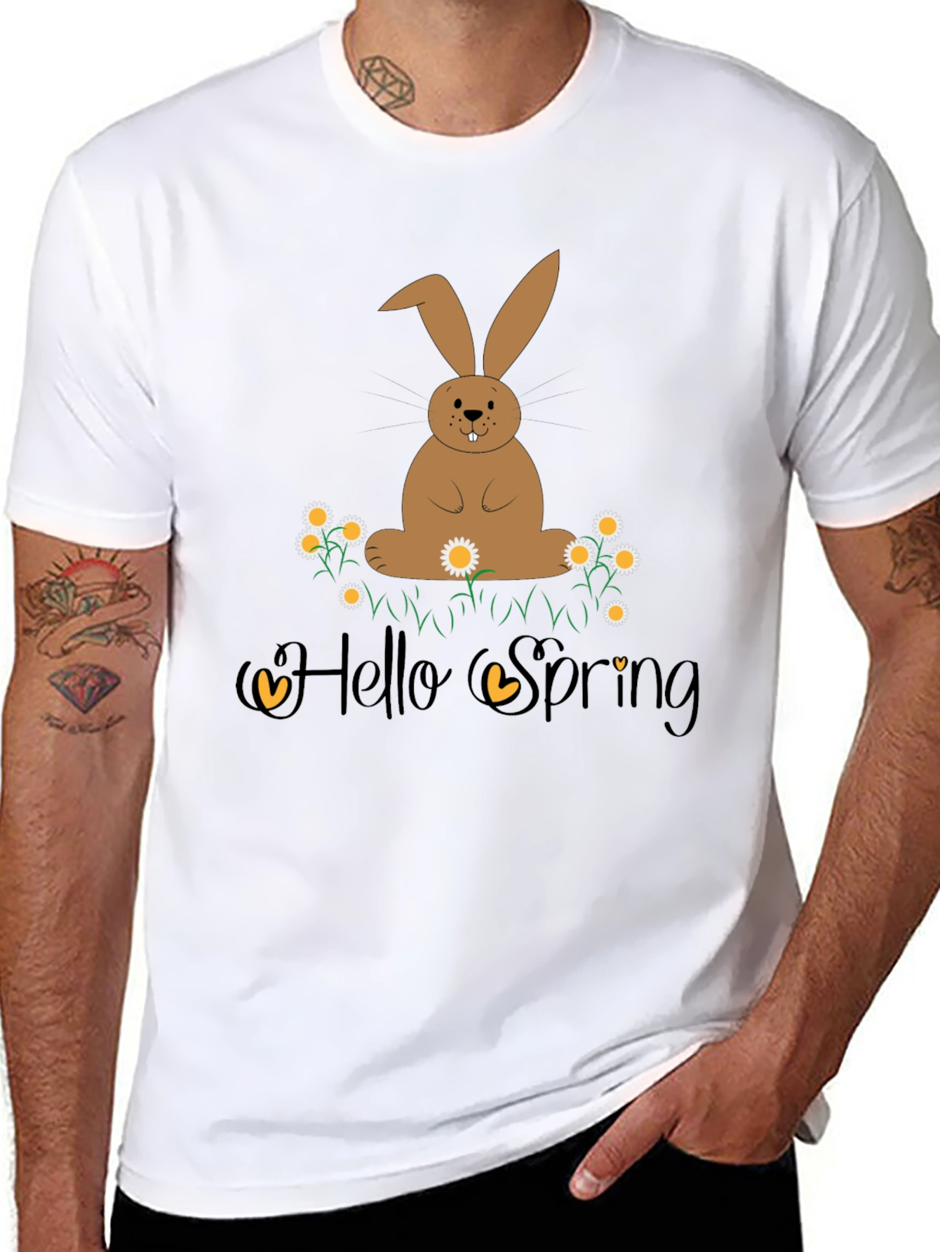 Hello Spring Bunny T-Shirt