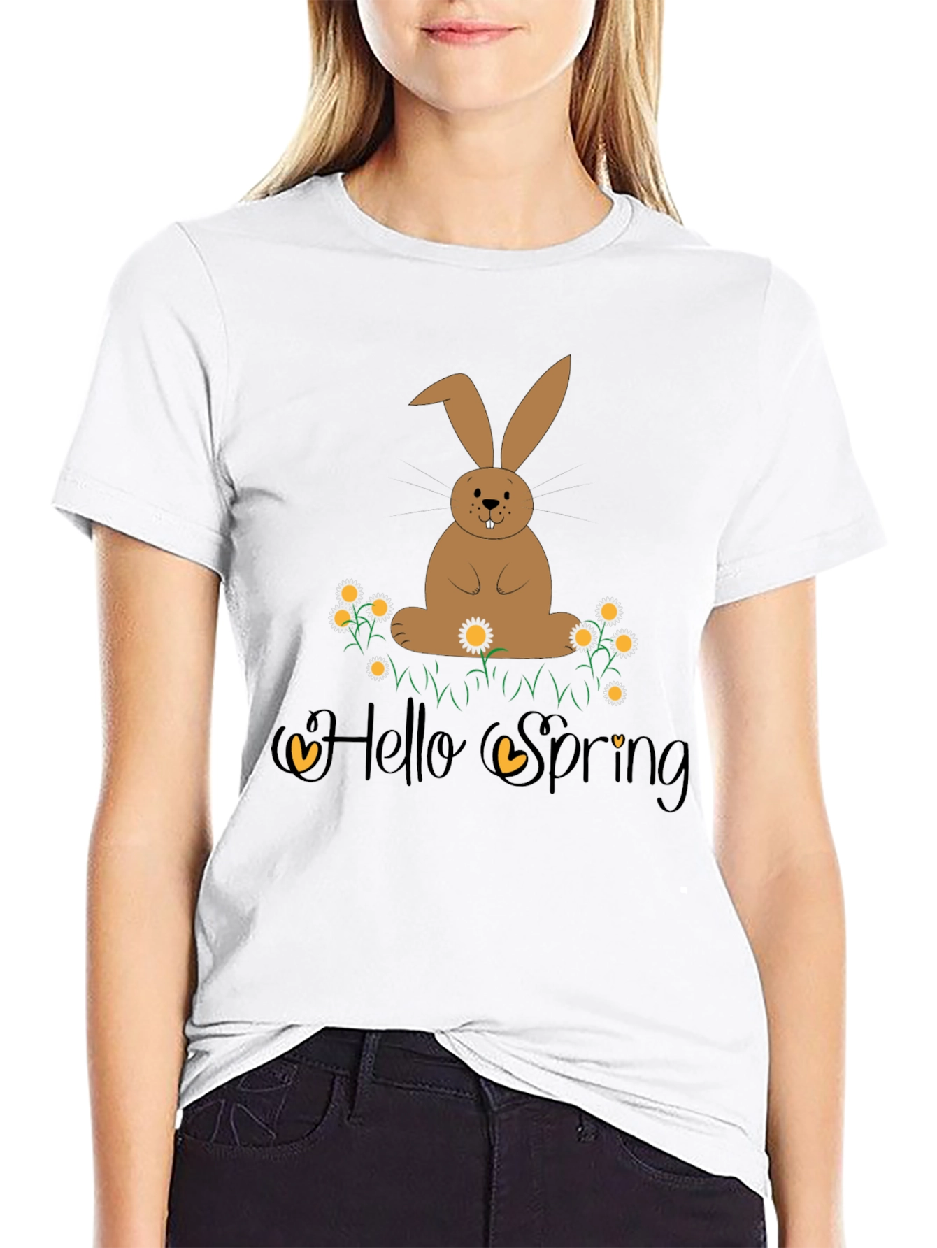 Hello Spring Bunny T-Shirt