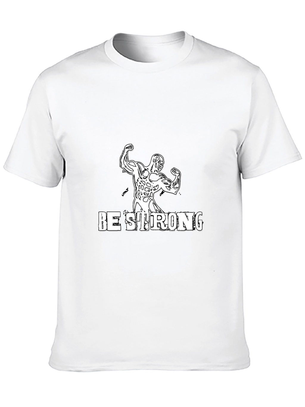 Be Strong Graphic T-Shirt - Black