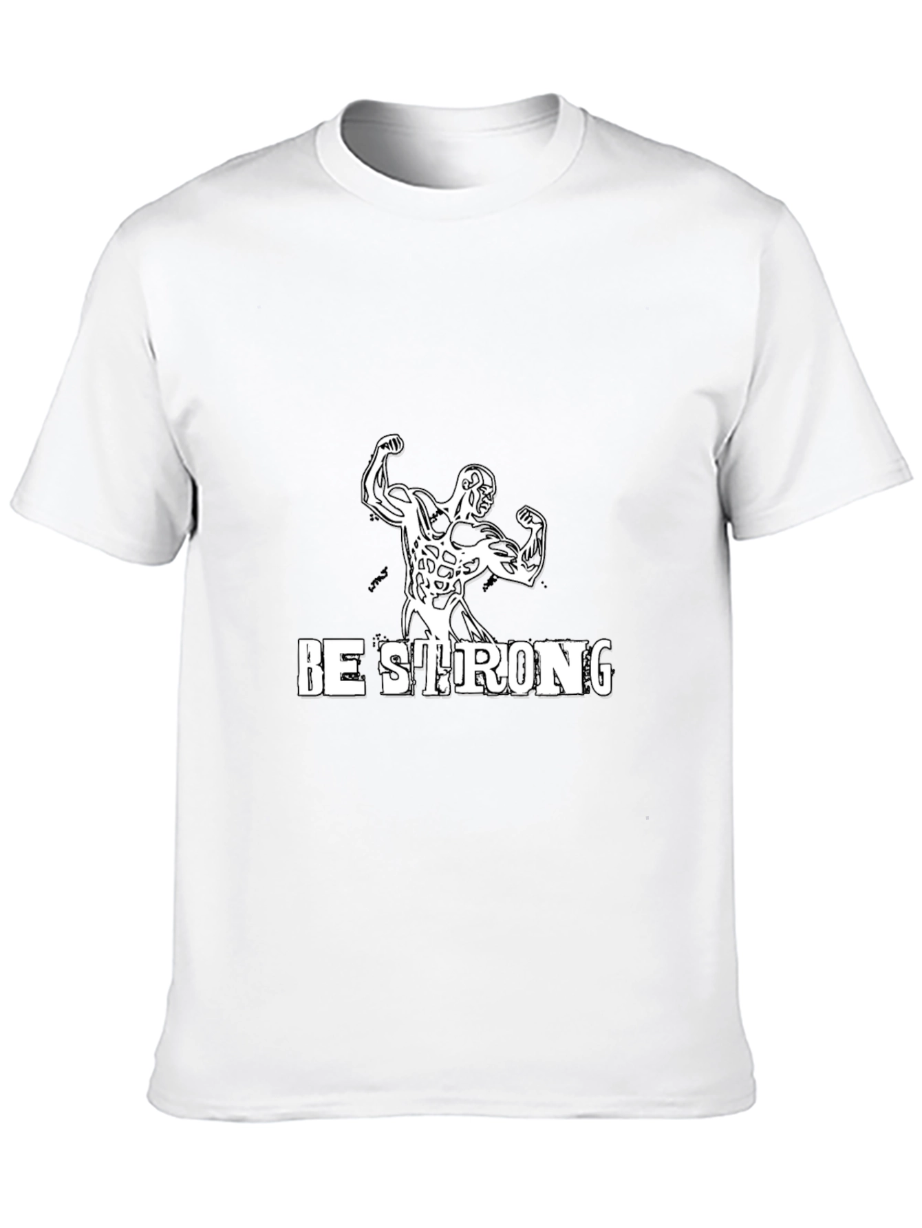 Be Strong Graphic T-Shirt - Black