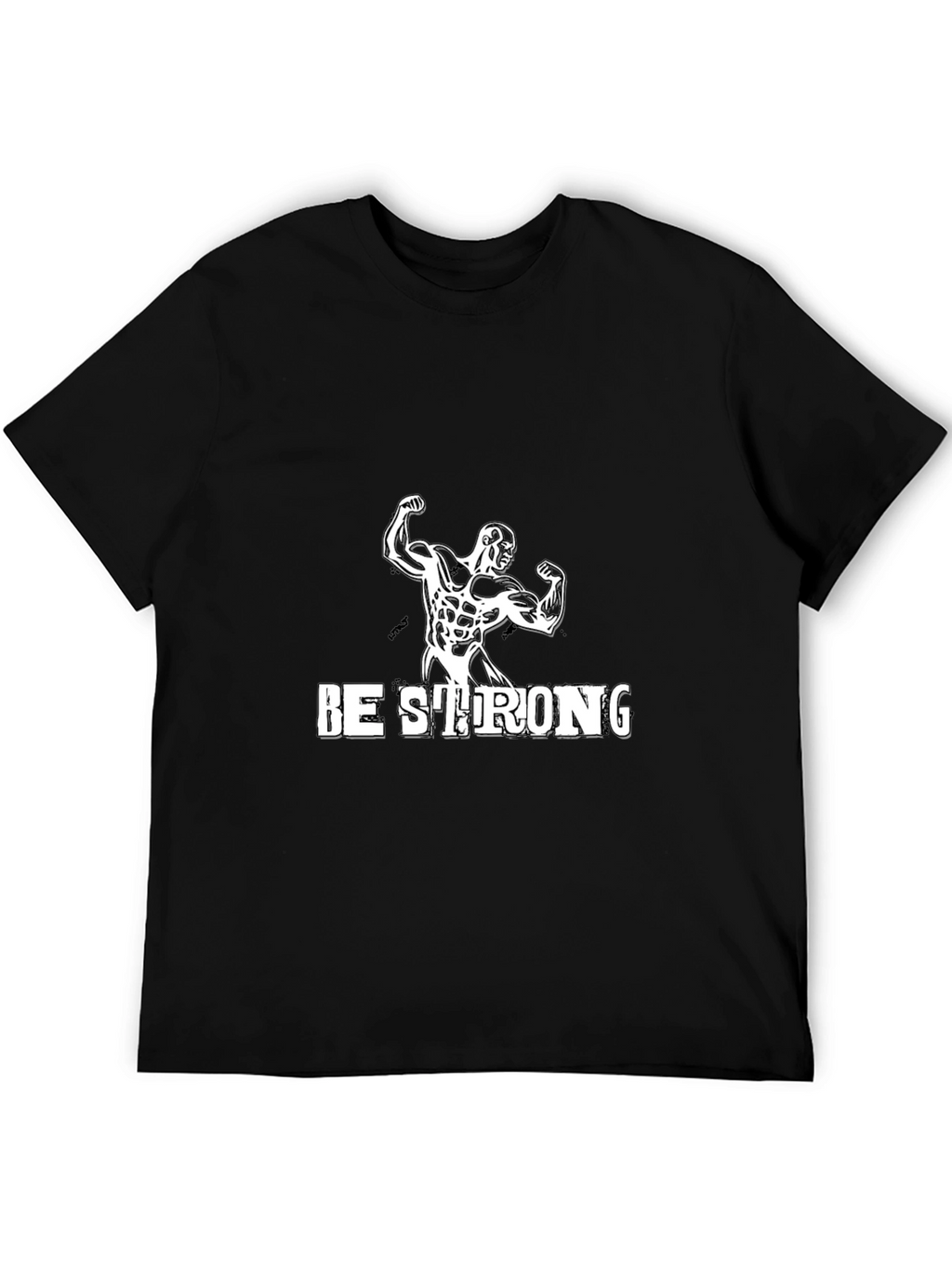 Be Strong Graphic T-Shirt - Black