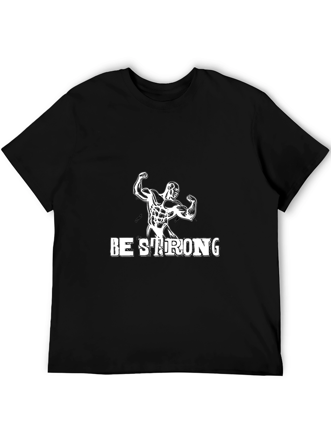 Be Strong Graphic T-Shirt - Black