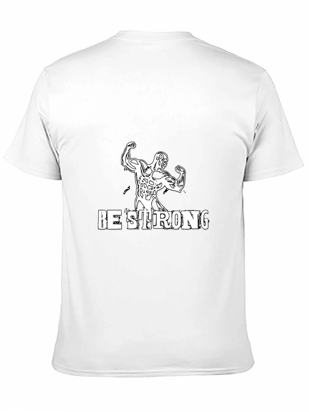 Be Strong Graphic T-Shirt - Black
